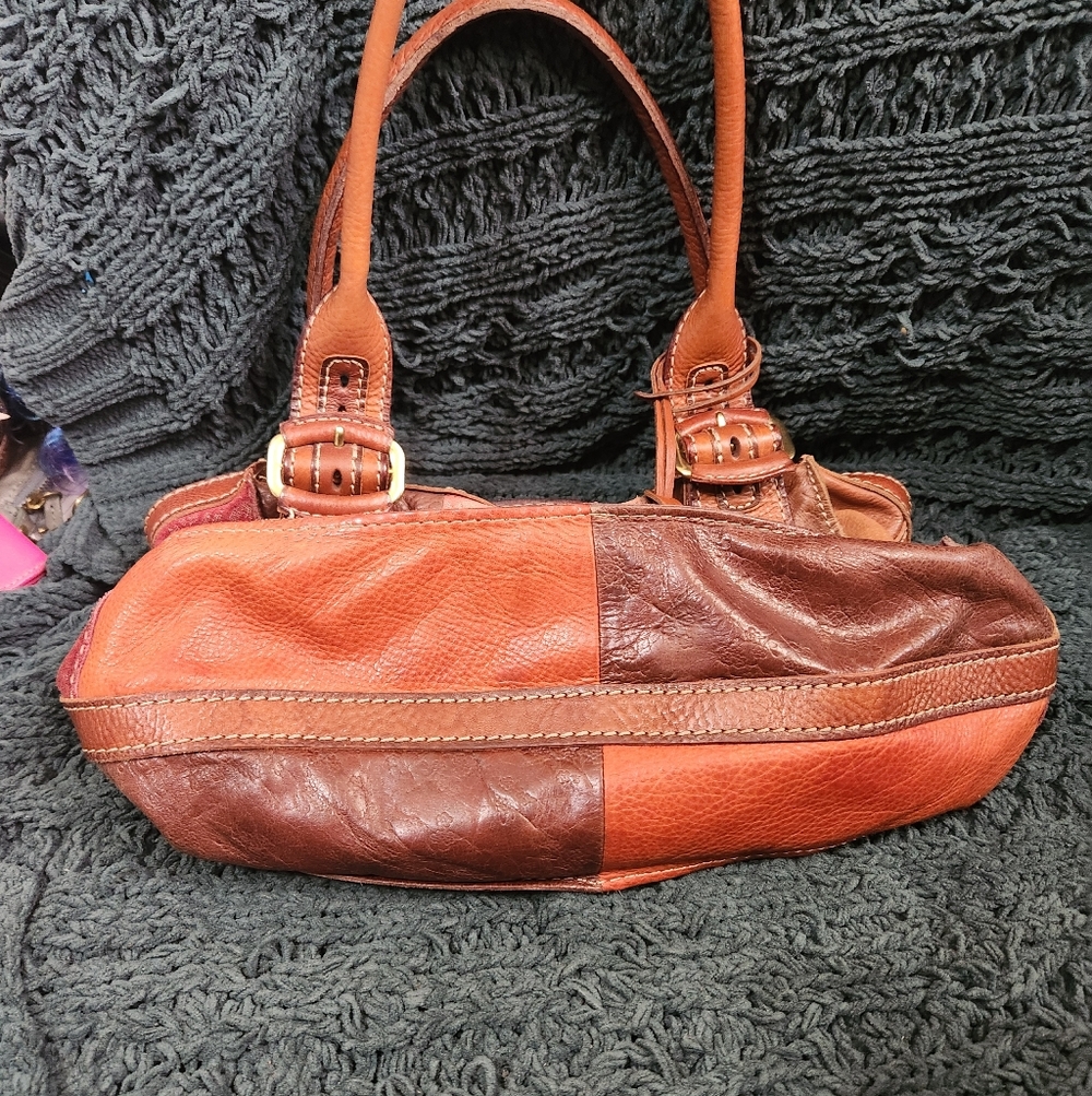 Vintage Fossil Patchwork Shoulder Bag - Picture 12 of 16